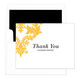 Damask Scroll Thank You Folded Note Cards Image 4 of 9